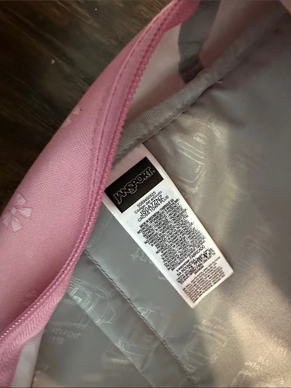 Jansport Pink Kids Backpack with Bows